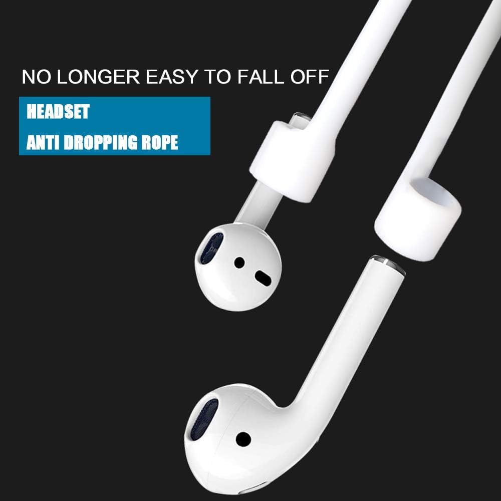 Airpods Case, 12 in 1 Silicone Airpods Accessories Set Protective Cover, Compatible with Apple Airpods Charging Case,Watch Band Airpods Holder/Ear Hooks/Keychain//Carrying Box