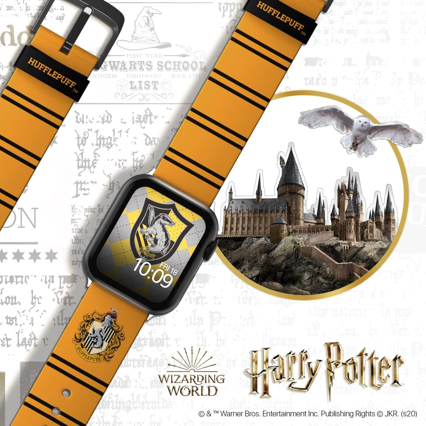 Harry Potter Smartwatch Band – Officially Licensed, Compatible with Every Size & Series of Apple Watch (Watch Not Included)