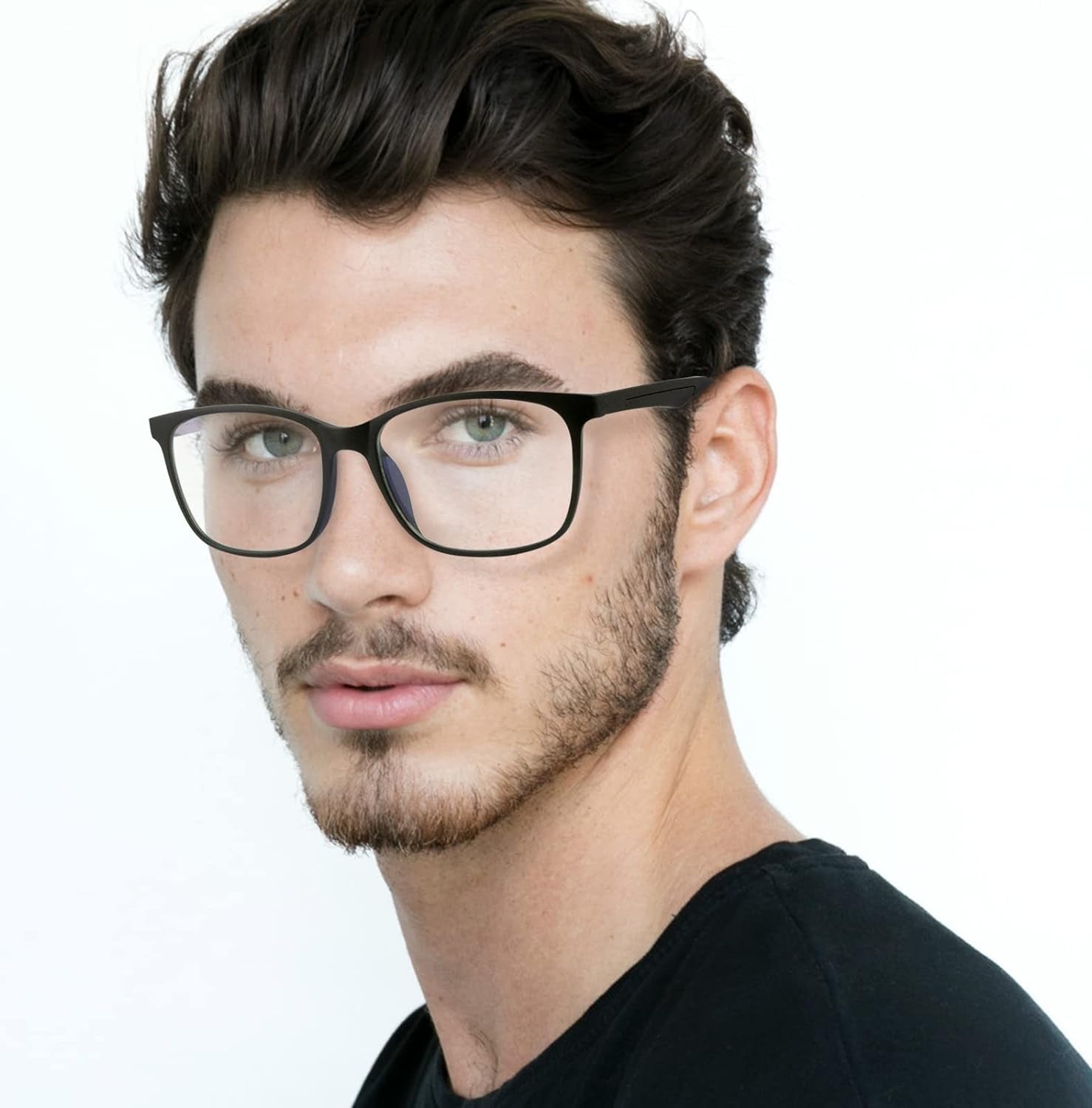 Blue Light Blocking Glasses Computer Glasses Blue Light Glasses for Women and Men with Reading Gaming Glasses (Frosting)